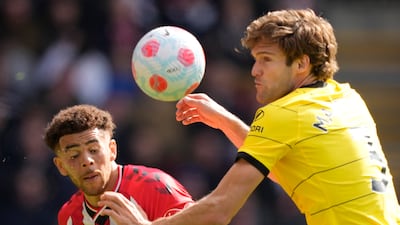 Left-back: Marcos Alonso (Chelsea) – Helped put Chelsea back on track after twin defeats and set up their 6-0 thrashing of Southampton with a well-taken opener. AP Photo