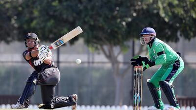 Mohammed Boota (37) put on a 74-run partnership with Rameez Shahzad. Pawan Singh / The National