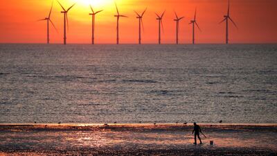 Burbo Bank wind farm near New Brighton, Britain -- Saudi Arabia plans to award its first 400MW wind farm project in December this year. Reuters