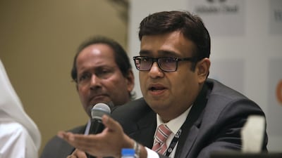 Nilanjan Ray said “we are not seeing further rapid deterioration” in relation to the SME debt crisis. Jeffrey E Biteng / The National