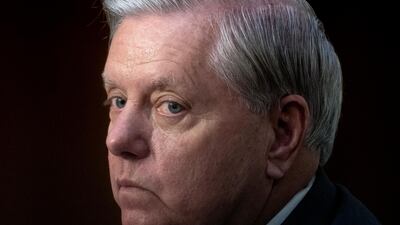 Senator Lindsey Graham, a Republican from South Carolina and chairman of the Senate Judiciary Committee, listens during a Senate Judiciary Committee confirmation hearing in Washington DC, USA, October 2020. EPA