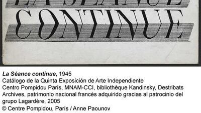 La Séance continue (1945). Courtesy Centre Pompidou / Anne Paounov.