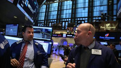 The US Federal Reserve is watching four variables: domestic inflation, domestic growth, financial conditions and global growth. Spencer Platt / Getty Images / AFP