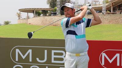 Local resident MG Keyser shot a course-record 61 on the first day of the Mena Tour’s Dubai Creek Open on Monday. Mena Golf Tour