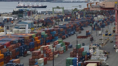 Shipping containers at the Port of Seattle in Washington state, US. Last week, President Donald Trump ordered his administration to consider imposing reciprocal tariffs on numerous trading partners. Bloomberg