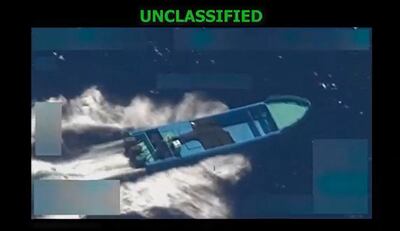 A video posted by Defence Secretary Pete Hegseth shows what he says is US forces striking a vessel operated by 'narco-terrorists' in the Eastern Pacific. AFP