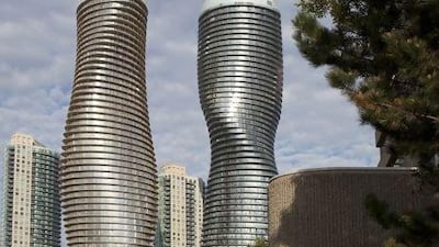 Absolute World is commonly known as the Marilyn Monroe building. Klaus Lang / Getty Images