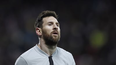 Paris Saint Germain's Lionel Messi. EPA