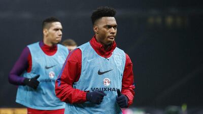 Liverpool striker Daniel Sturridge shown during England training last week before the team played Germany in a friendly. Carl Recine / Action Images / Reuters / March 25, 2016
