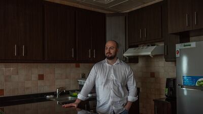 Ali Srour lives in Hydra Avenue Towers on Reem Island, Abu Dhabi. All photos: Vidhyaa Chandramohan for The National