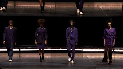 Ozwald Boateng's Black AI Show. Photo: Ozwald Boateng