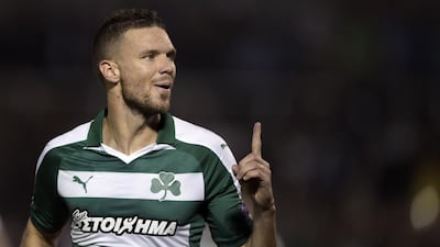 Panathinaikos' Marcus Berg. AFP