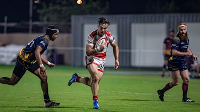 Charlie Taylor was among the scorers for Dubai Tigers in their win over Doha in the West Asia Premiership