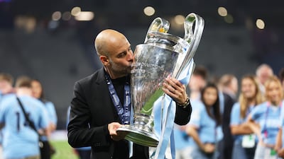 Pep Guardiola led Manchester City to a first Uefa Champions League triumph on June 10, 2023, beating Inter Milan 1-0 in the final at Ataturk Olympic Stadium in Istanbul, Turkey. Getty Images
