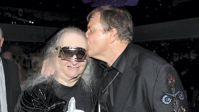 Jim Steinman and Meat Loaf attend the Songwriters Hall of Fame 43rd Annual induction and awards at The New York Marriott Marquis on June 14, 2012 in New York City. Getty Images