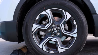 The CR-V is largely unchanged from the previous model year. Victor Besa / The National