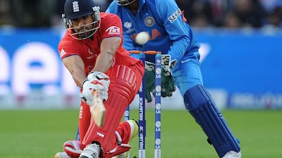 But Bell was dismissed shortly after and that brought together Bopara and Morgan who put together a 64-run partnership which by the 18th over had taken England to relative safety. Andrew Yates