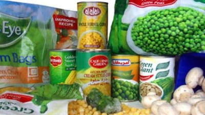 Frozen fruits and vegetables require less energy to produce than their canned counterparts.