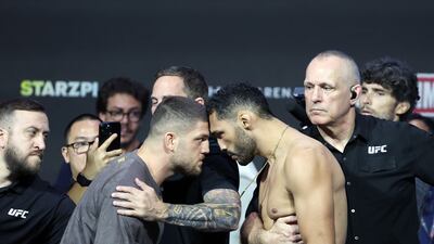 Middleweights Ismail Naurdiev and Bruno Silva face off.