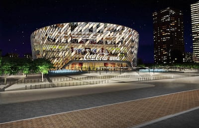 Coca-Cola Arena will open in Dubai in June this year. Courtesy Coca-Cola Arena