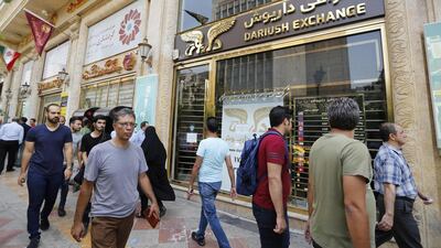 A number of shopkeepers in Iran are thought to have refused to open their doors in protest about the country's economic conditions. AFP