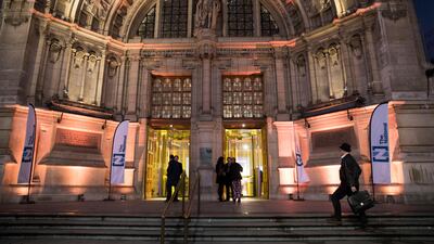 The National took over part of the Victoria and Albert Museum for the evening's events.