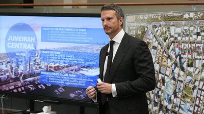 Morgan Parker says dozens of meetings with investors are already scheduled. Satish Kumar / The National