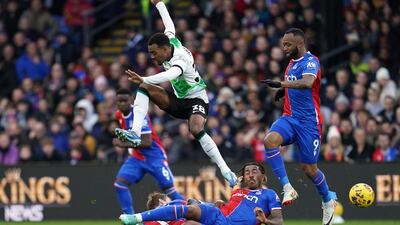 One perfectly timed sliding tackle as Gravenbach attempted to launch attack in first half summed up his day. Palace gave Liverpool no space or time in midfield and American was key to that. Booked for cynical foul. PA