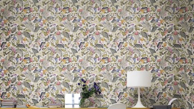 A busy, vibrant print, although impactful, may prove distracting in the bedroom or a designated work area