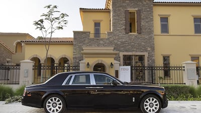 Above, a five-bedroom luxury villa on Saadiyat Island in Abu Dhabi. Mona Al Marzooqi/ The National