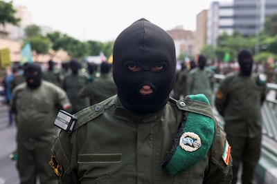 IRGC special forces in Tehran. Photo: Wana