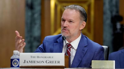 US Trade Representative Jamieson Greer speaks during a Senate finance committee hearing on July 22. Getty Images via AFP
