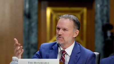 US Trade Representative Jamieson Greer speaks during a Senate finance committee hearing on July 22. Getty Images via AFP