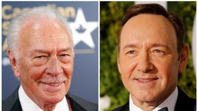 Christopher Plummer (L) is to replace disgraced Kevin Spacey in the filmt of "All The Money In The World". Though already completed, all trace of Spacey is being removed from the film. Mark Blinch, Eduardo Munoz Alvarez/Reuters
