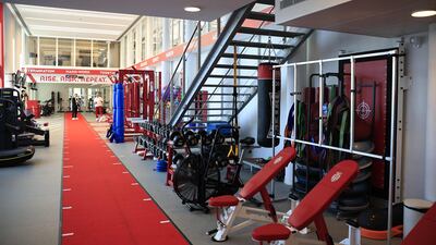 Training room at Monaco's performance centre. AFP