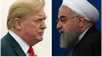 Donald Trump appears to have softened his war of words with Iranian leader Hassan Rouhani. AP