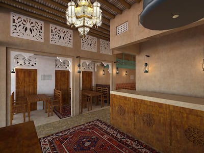 A 3D model of how Gloucester Road restaurant will look. Al Fanar