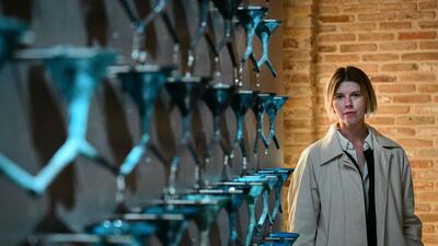 Art curator Maria Lanko loaded her car with several works of art, including Makov's installation, and drove for six days through Romania, Hungary and Austria before arriving in Italy. AFP