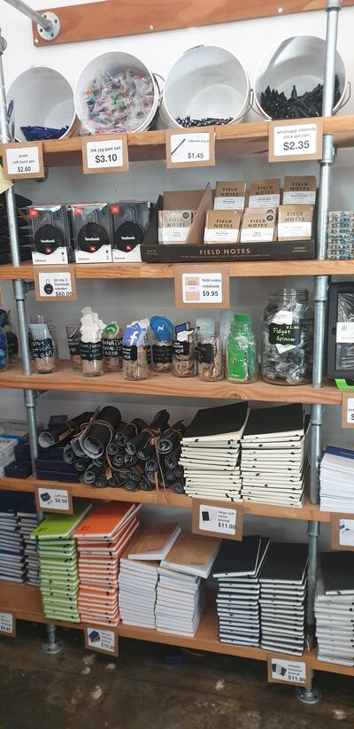 The Facebook headquarters has a 'swag store' where you can pick up branded merch. Photo: Nyree McFarlane