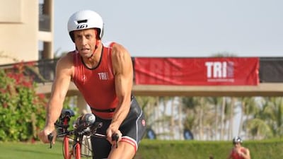 Roy Nasr, 49, was killed after being hit by a drunk driver while out cycling with two friends near Dubai's Safa Park. Courtesy TriDubai