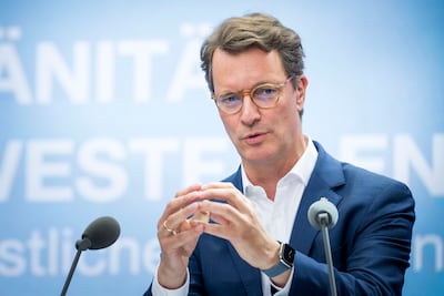 Hendrik Wust, the leader of North Rhine-Westphalia, is seen as a potential successor to Mr Merz. Getty Images