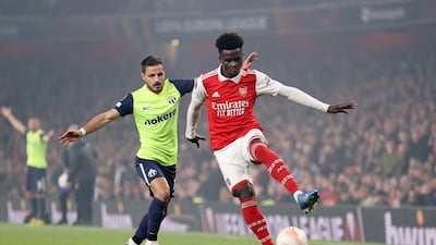 SUBS: Bukayo Saka (On for Jesus 63’) 6: No real chance to add to his five goals this season but pace always gives Arsenal an attacking option. Getty