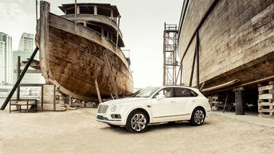 The Bentley Bentayga Pearl of the Gulf. Courtesy Bentley