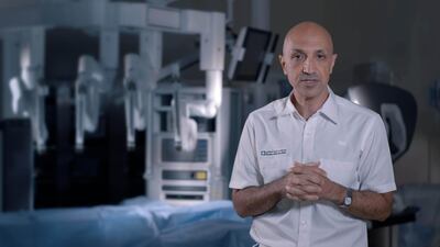 Dr Waleed Hassen, a urologist at Cleveland Clinic Abu Dhabi. Courtesy Cleveland Clinic Abu Dhabi