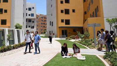 A view of the New York University Abu Dhabi campus. Courtesy NYU
