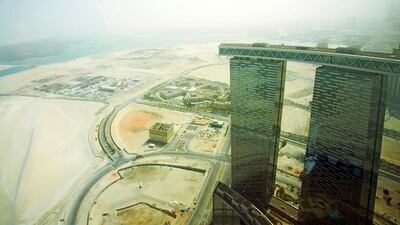 Reem Island will eventually it will be home to 200,000 people. Courtesy Crompton Partners