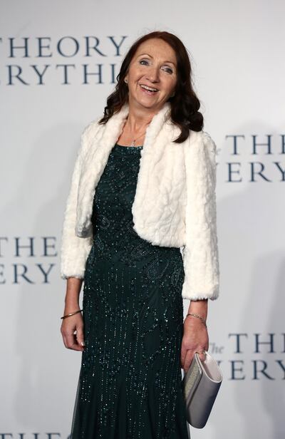 Jane Hawking attends the UK Premiere of The Theory Of Everything in 2014. Courtesy: Getty Images
