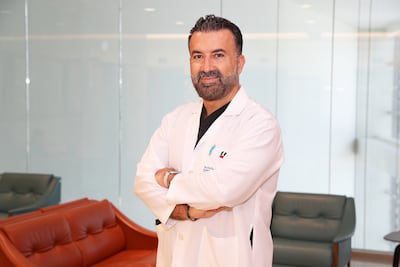 Professor Rabii Madi at the Dubai Clemenceau Medical Centre Hospital in Dubai. Pawan Singh / The National