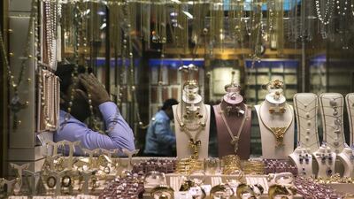 The country’s main export to Saudi Arabia is gold and the main re-export products are jewellery and gold, according to the Ministry of Economy. Reem Mohammed / The National