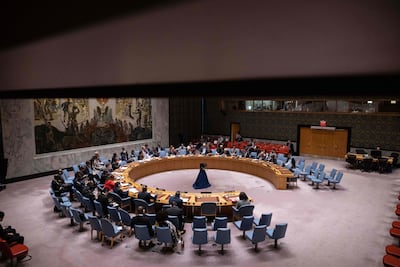 The UN Security Council has 15 members including five permanent members who hold veto power. AFP